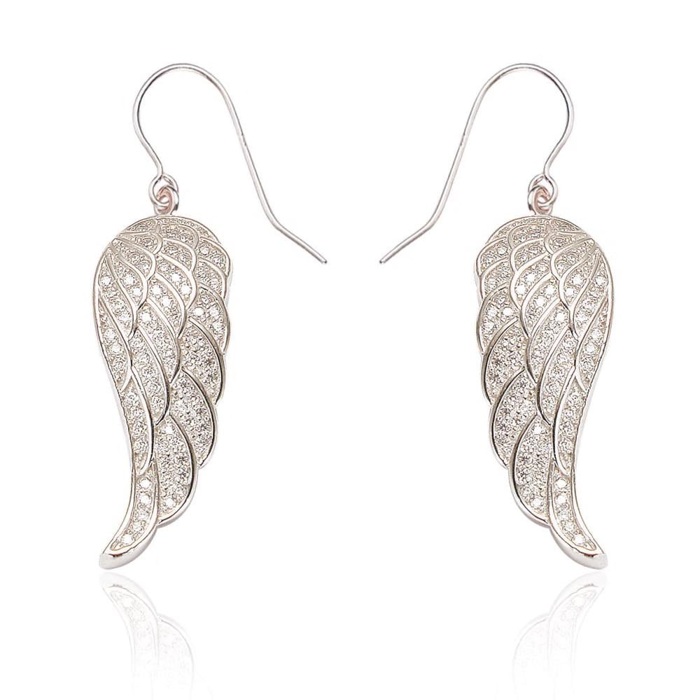 Wing deals earrings silver